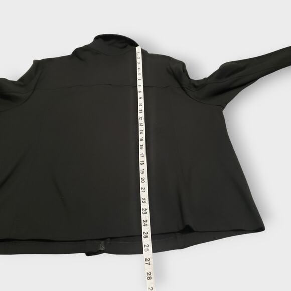 J. Jill Wearever Collection Black Full Zip Jacket Stretch Lightweight XL Casual - Picture 14 of 15